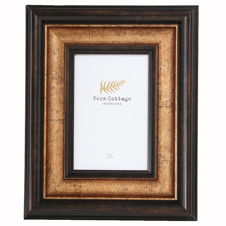 BLACK AND GOLD FRAME 4x6