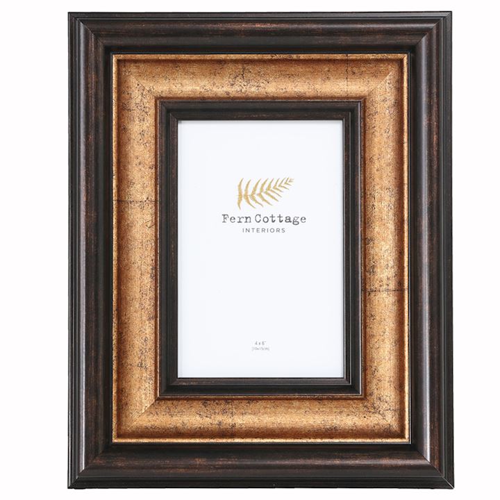 BLACK AND GOLD FRAME 5x7
