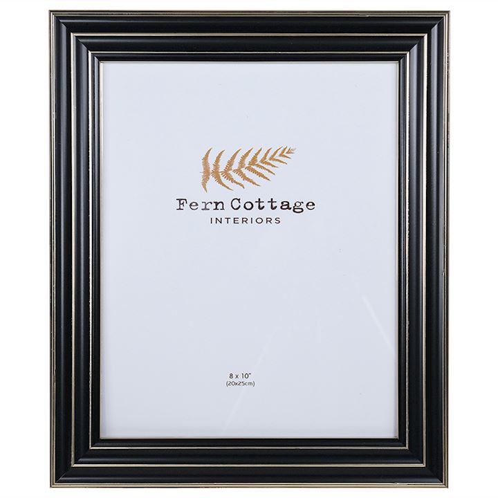 BLACK WITH GOLD FRAME 8x10