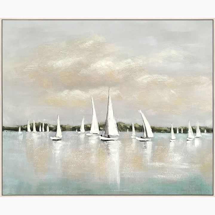 SAILING FRAMED PICTURE 100x120cm