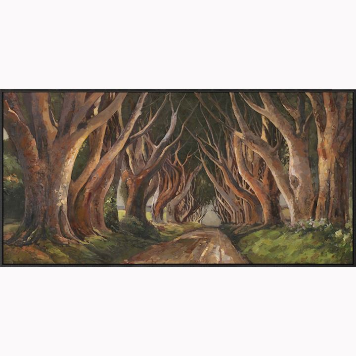 DARK HEDGES 150x75cm