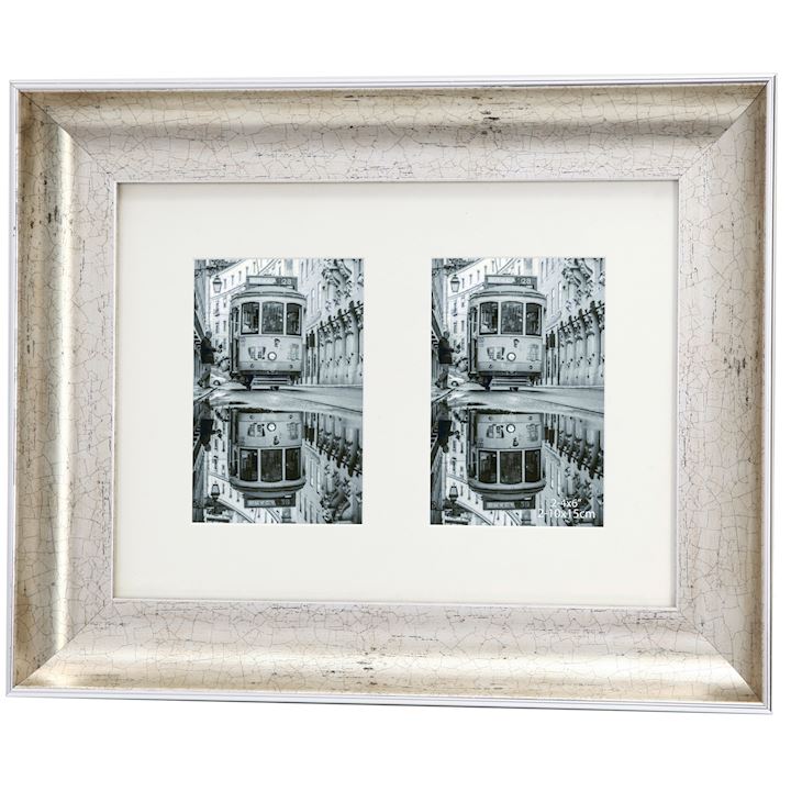 SPECIAL  .9.5x12.5 inch  DOUBLE A/Q SILVER FRAME