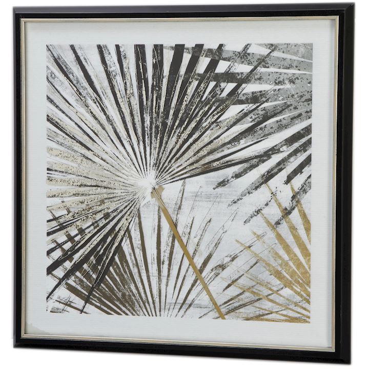 FRAMED GOLD LEAF PRINT 