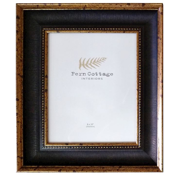 BLACK AND ANTIQUE GOLD FRAME 8x10