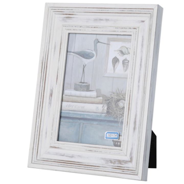 6x4 A/Q WHITE PHOTO FRAME