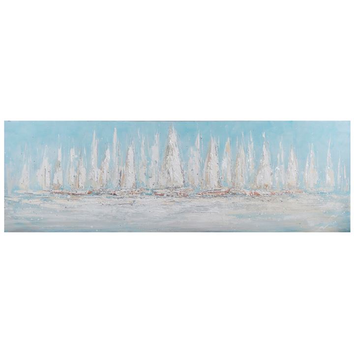 YACHTS ON CANVAS 150x50cm