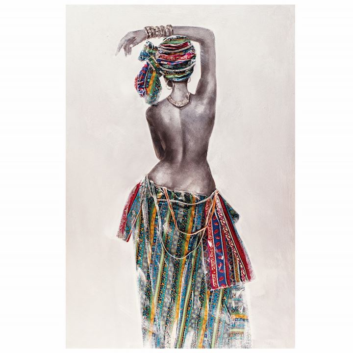 LADY ON CANVAS 80x120cm