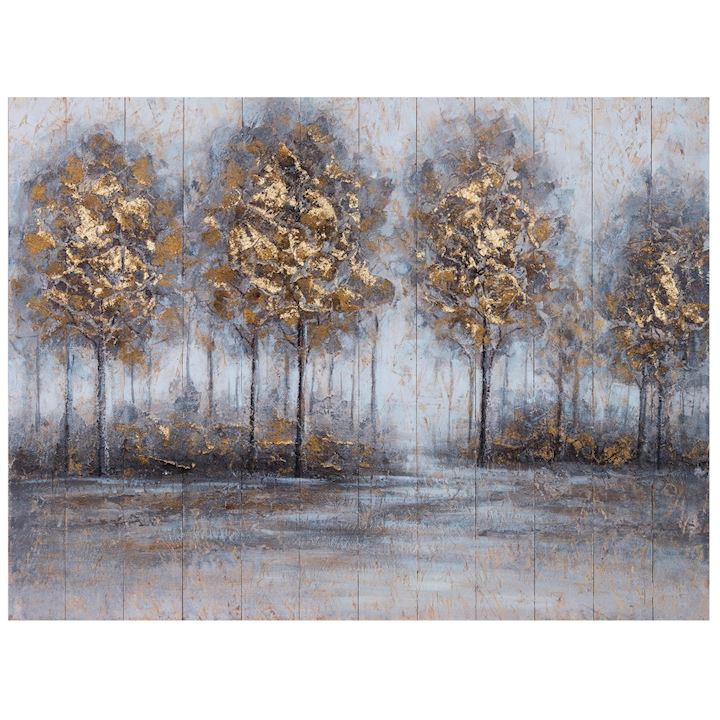 HANDPAINTED TREES ON CANVAS 90x120cm