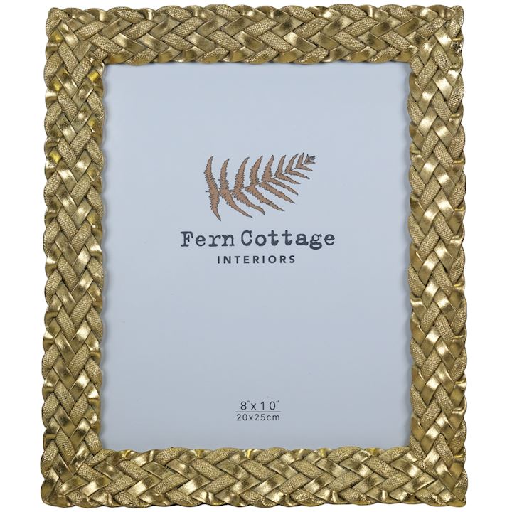 GOLD LATTICE FRAME 8x10