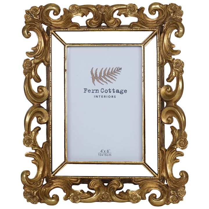 A/Q GOLD ORNATE FRAME 4x6