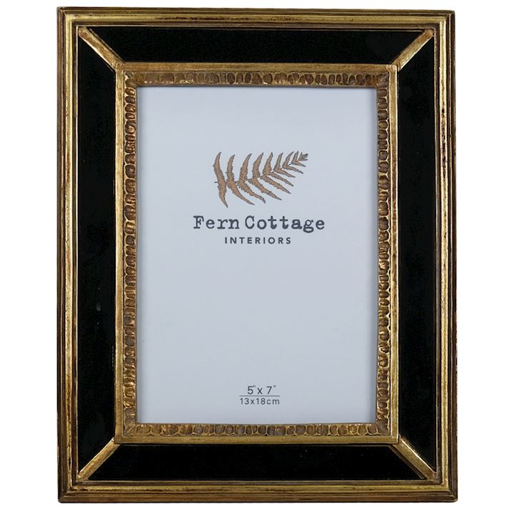 BLACK & GOLD FRAME 5x7