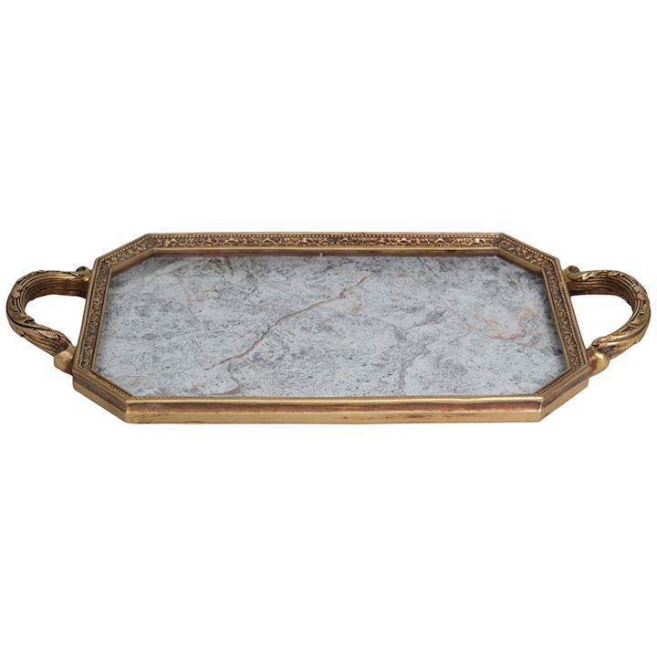 MARBLED SERVING TRAY 39x19cm