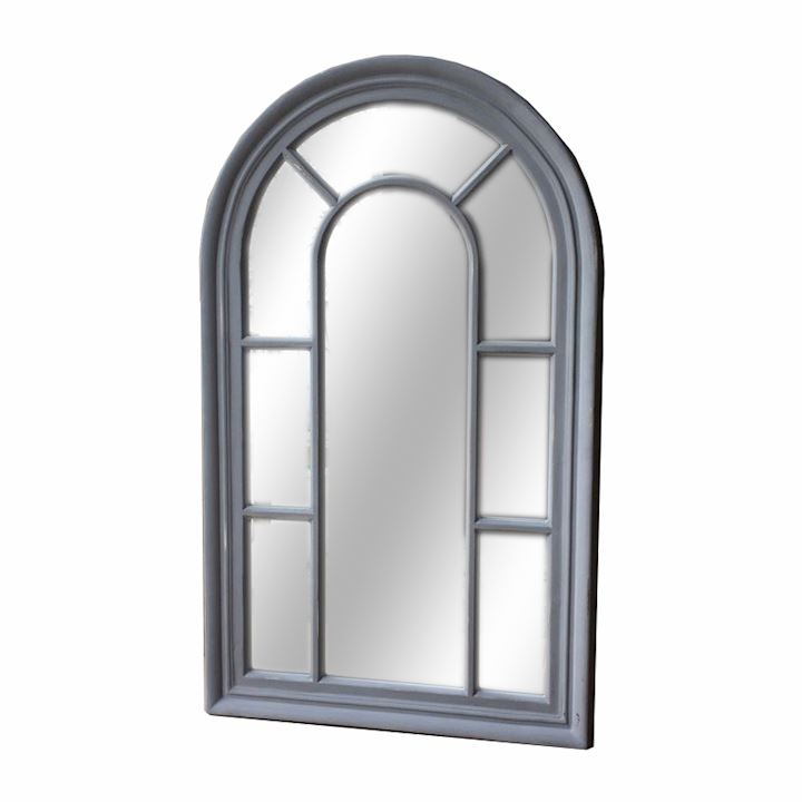 SPECIAL...GREY ARCHED TOP MIRROR 60x100cm