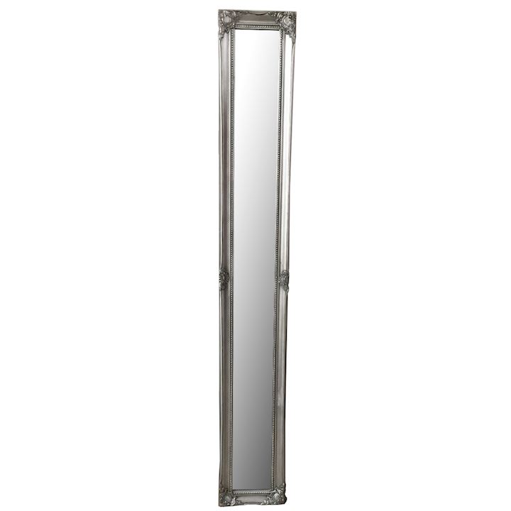 A/Q SILVER FRAME MIRROR 19x135cm