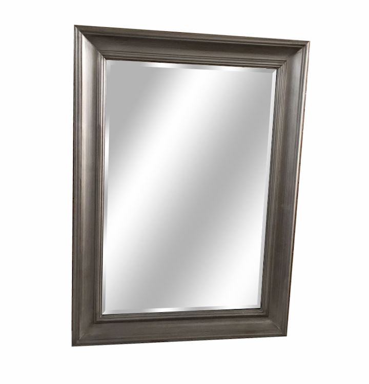 SPECIAL...A/Q SILVER RECTANGULAR MIRROR 78X108cm
