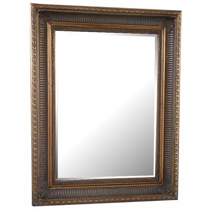 SPECIAL...COUNTRY GOLD RECTANGULAR MIRROR 65X85cm