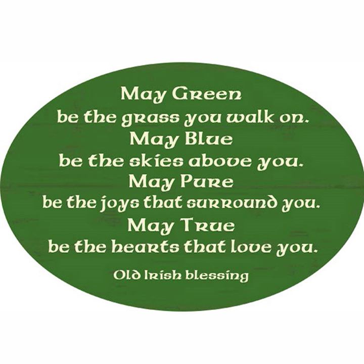 MAY GREEN OVAL PLAQUE