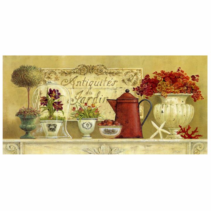 SPECIAL...ANTIQUITER DU JARDIN CANVAS 79x38cm