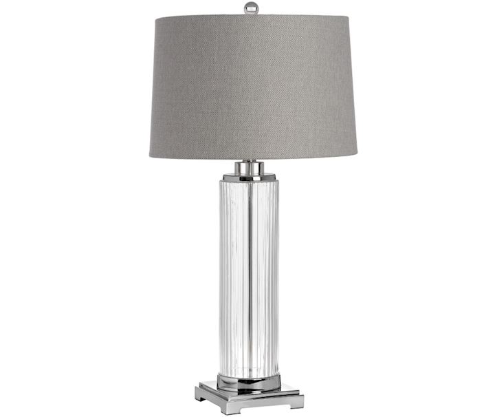 ROMA GLASS TABLE LAMP 72cm