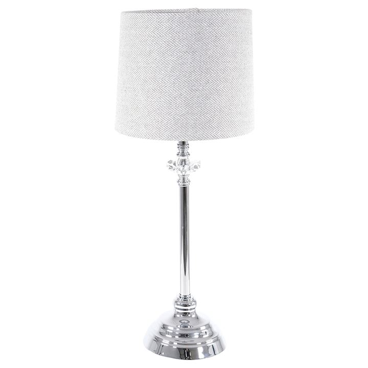 FLORENCE CHROME BUFFET LAMP 51cm