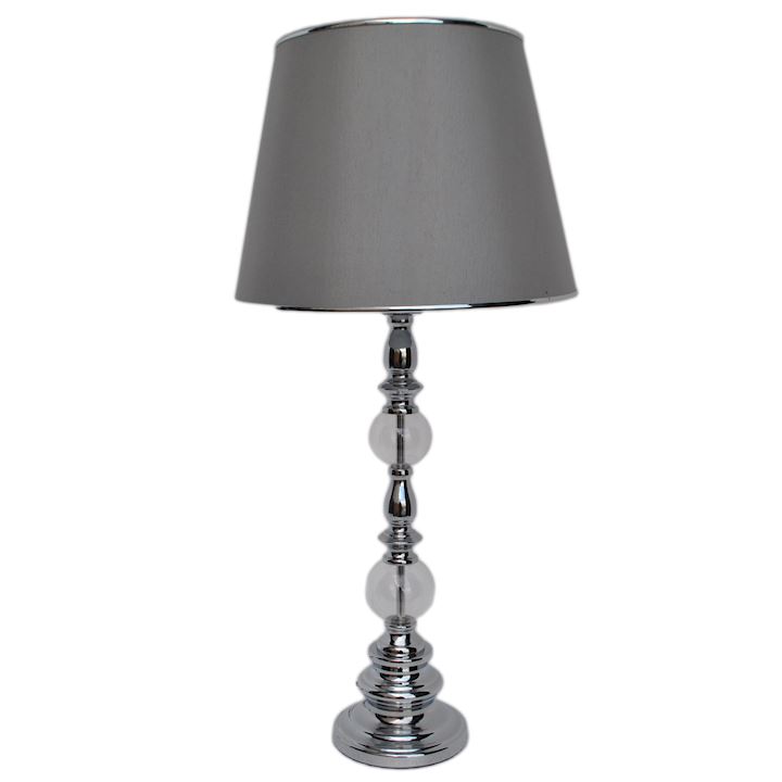 ELECTRA GLASS/METAL TABLE LAMP 71cm