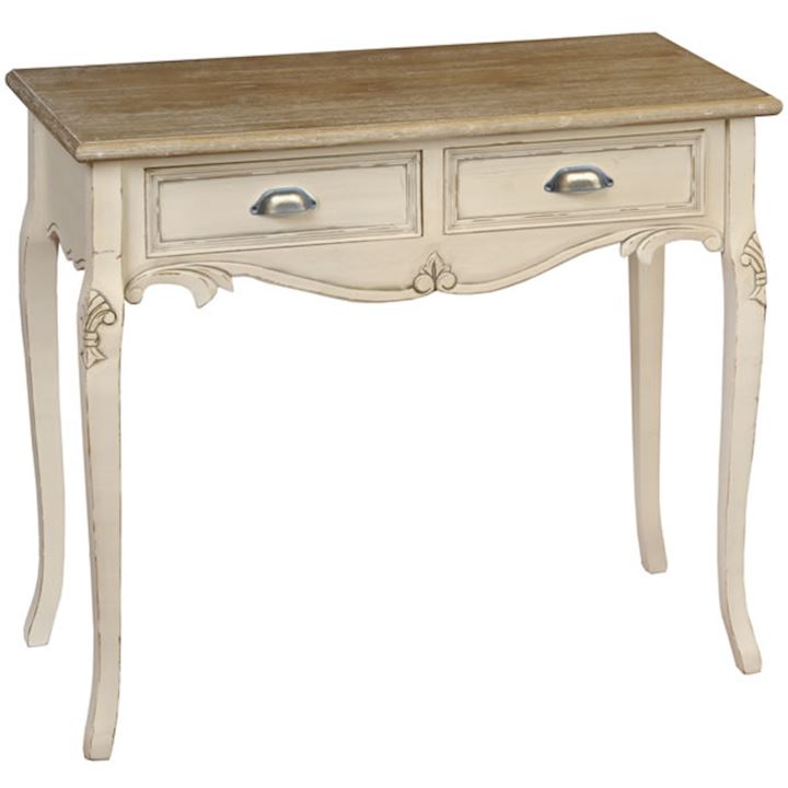 COUNTRY 2 DRAWER SOFA TABLE 90x40x78cm