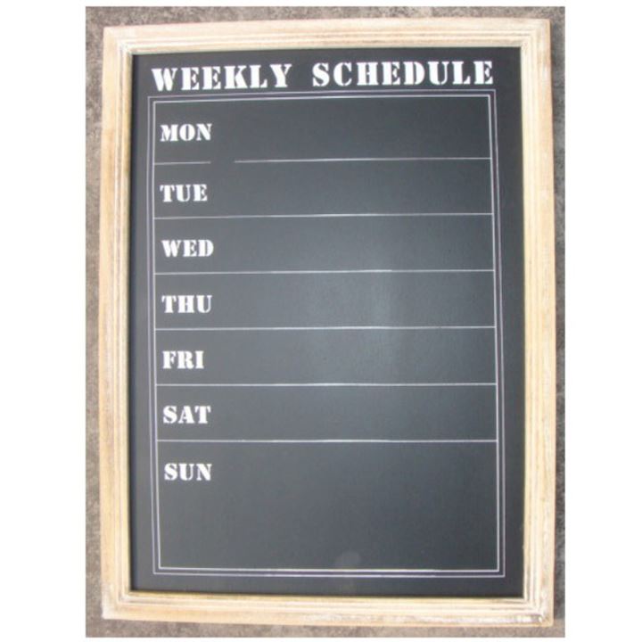 SPECIAL..WEEKLY SCHEDULE BOARD