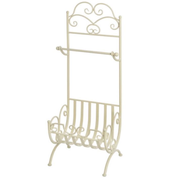 SPECIAL...MAGAZINE RACK/TOWEL HOLDER (MOQ 2) 38x25x98cm