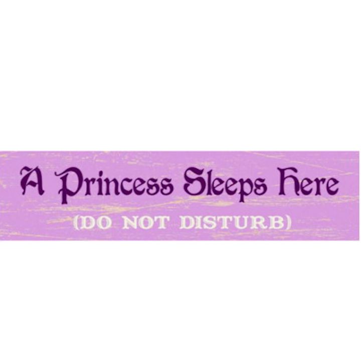 PRINCESS PLAQUE 30x9cm