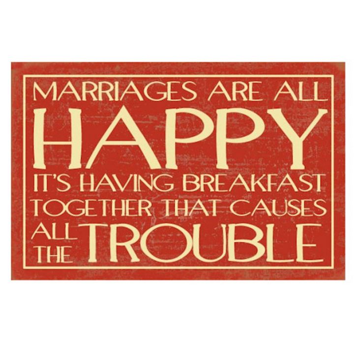 MARRIAGES PLAQUE 25x16cm