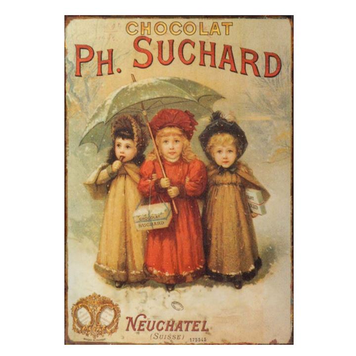 PH.SUCHARD PLAQUE 30x40cm