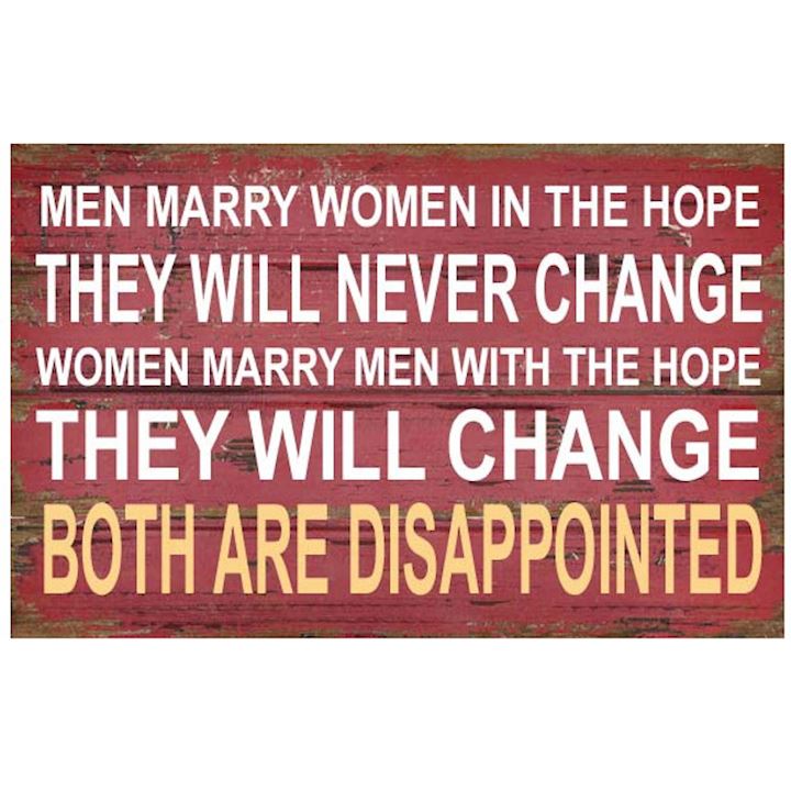 CHANGE PLAQUE 25x16cm