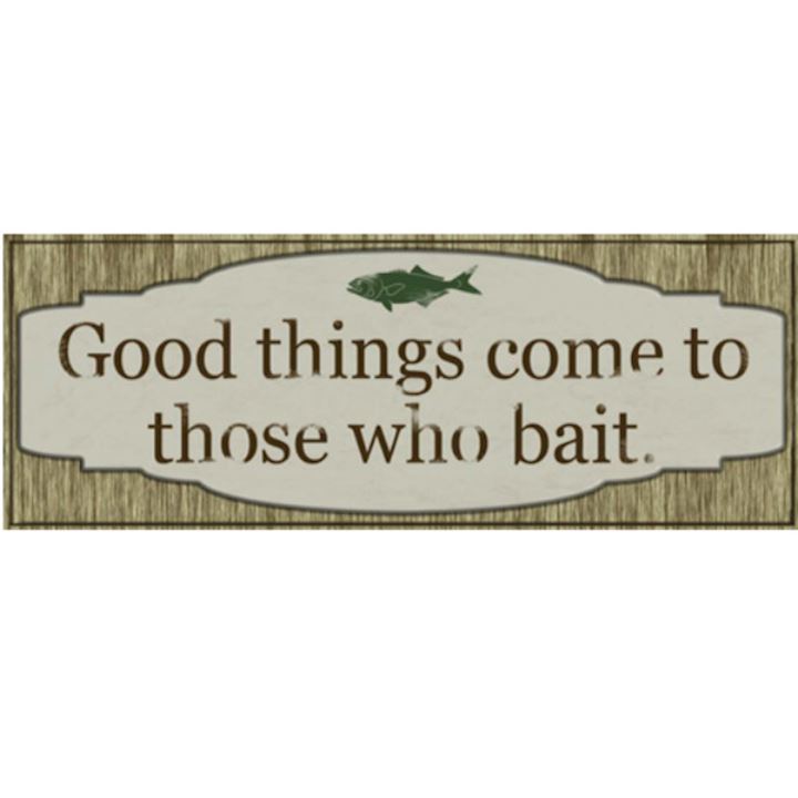 GOOD THINGS PLAQUE 40x14cm