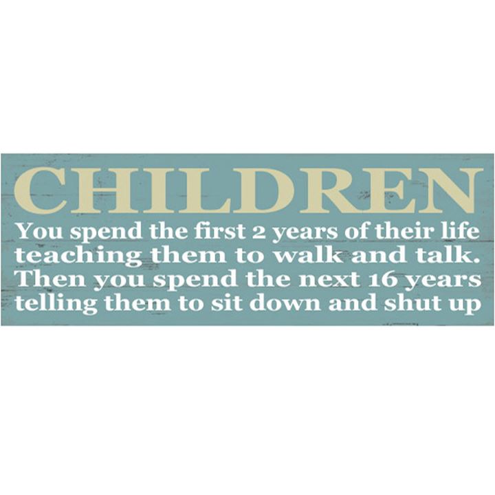 CHILDREN PLAQUE 40x14cm
