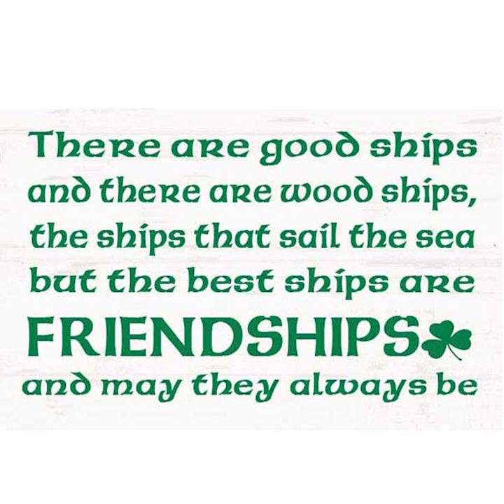 FRIENDSHIP PLAQUE/ROPE 24x15cm