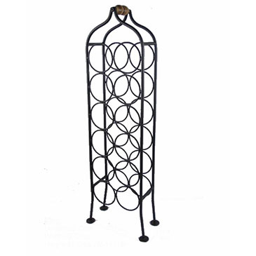 12 BOTTLE WINE RACK 23x12x85cm