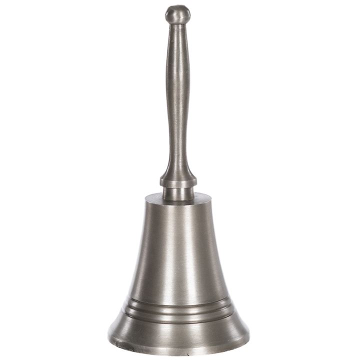 A/Q PEWTER DESK BELL 8x8x18cm