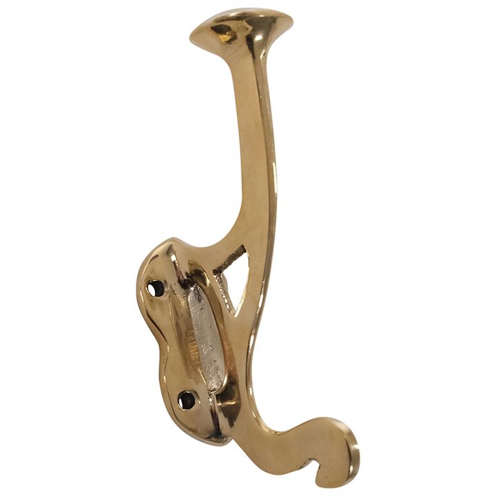 SOLID BRASS COAT HOOK 3x6x11cm