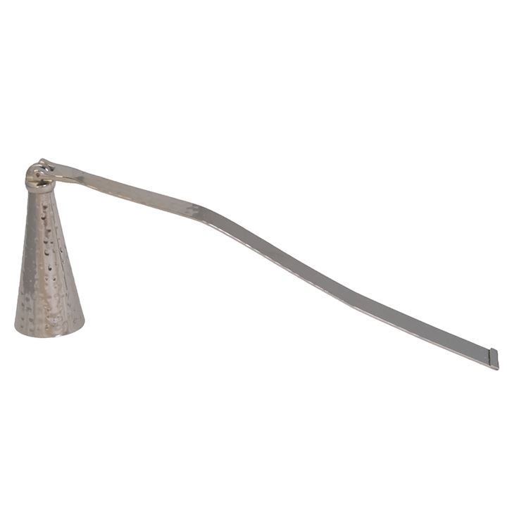 DIMPLED CHROME CANDLE SNUFFER (19097)