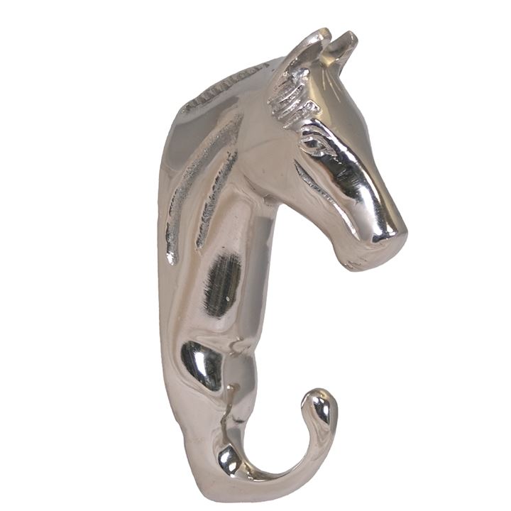 CHROME HORSE HEAD HOOK