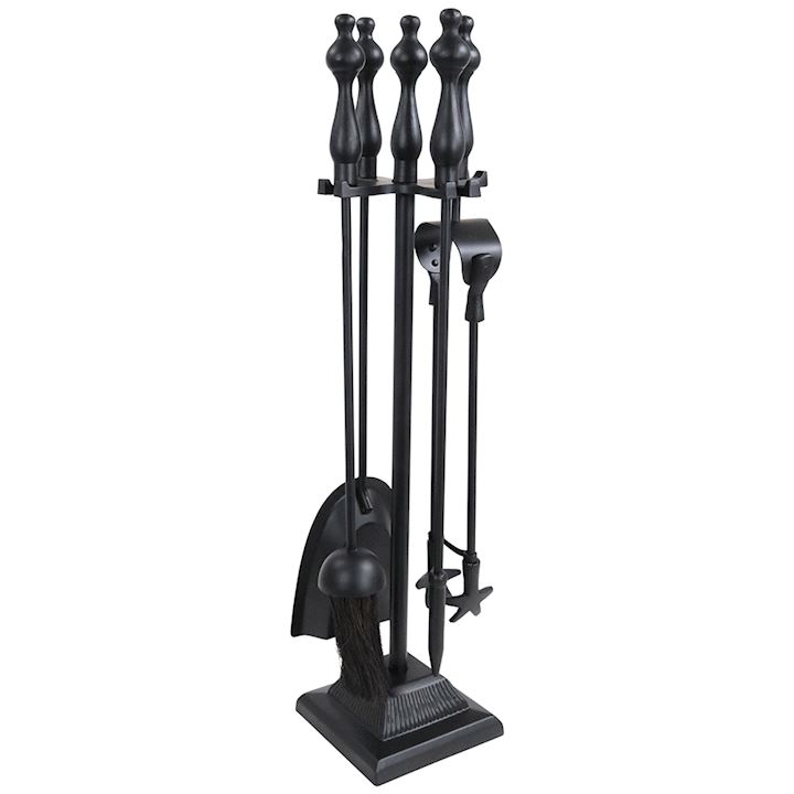 BLACK GLENARM COMPANION SET 15x15x63cm