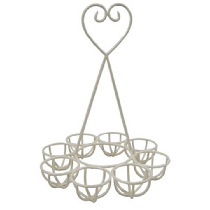 SPECIAL...8 EGG HOLDER/HEART TOP  23cm