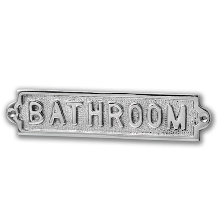 BATHROOM DOOR SIGN  22cm