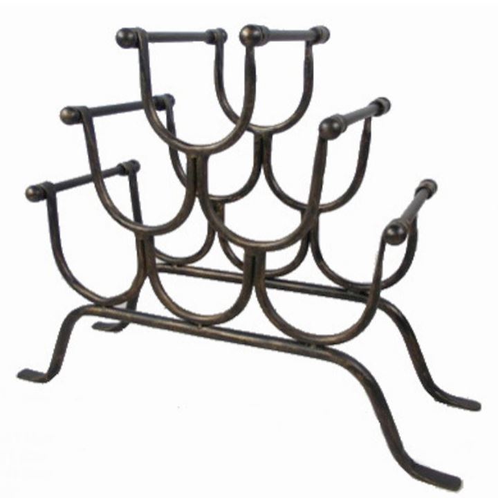 SPECIAL...6 BOTTLE WINE RACK  48x18x38cm
