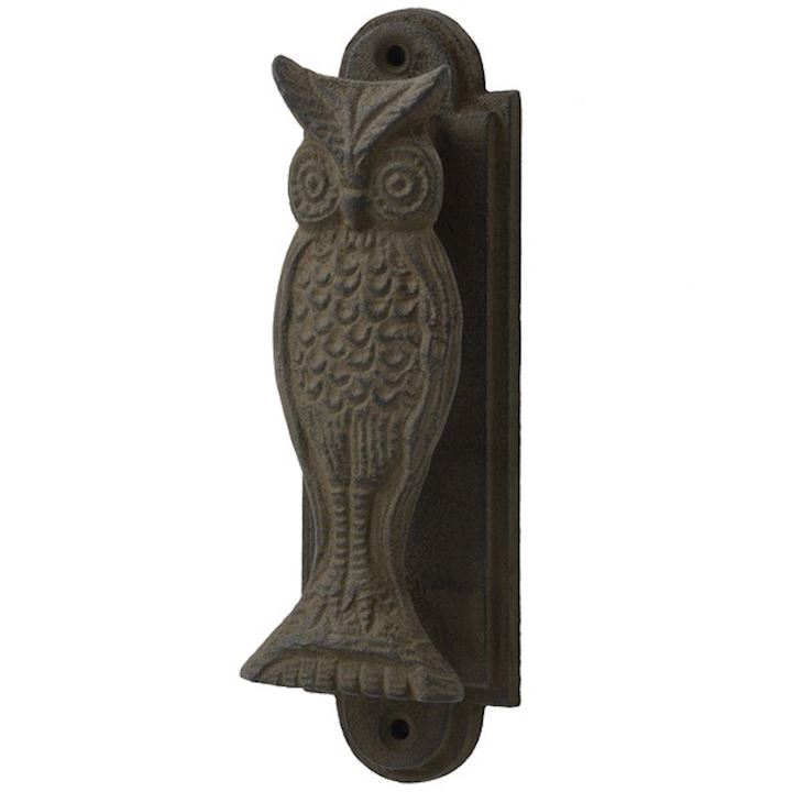 IRON OWL DOOR KNOCKER 5x18cm