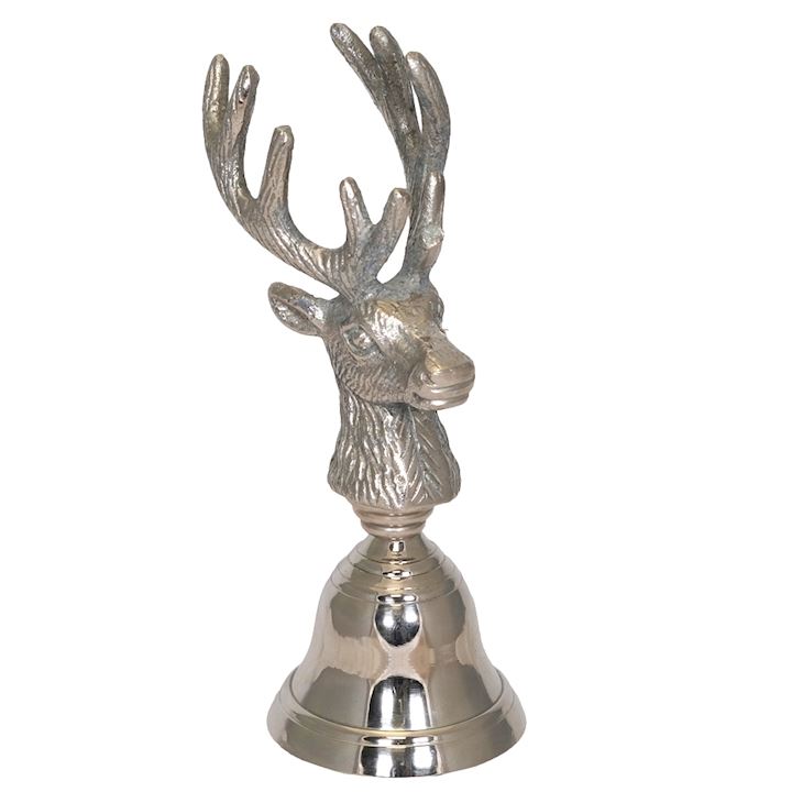 NICKEL STAG BELL 4x18cm