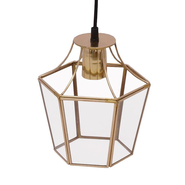 POLISHED BRASS HANGING LIGHT